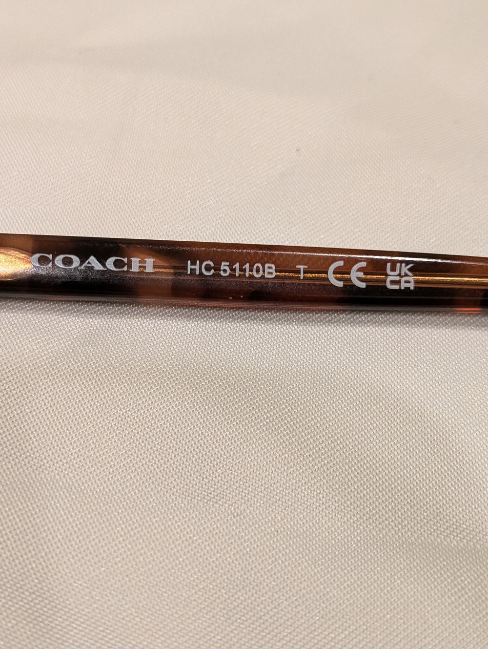 Coach Rose Gold Metal Eyeglasses with Tortoise Temples and Crystal Accents - Picture 14 of 16